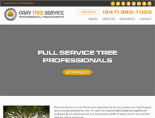 Tablet Screenshot of graytreeservice.com